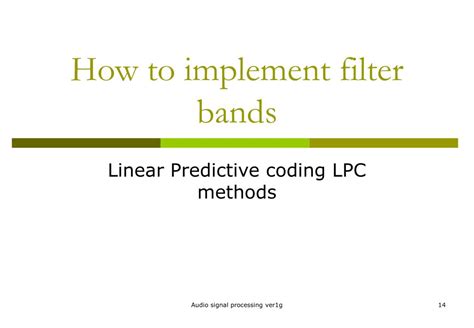 Image result for Audio Signal Processing Basic Filtering Images