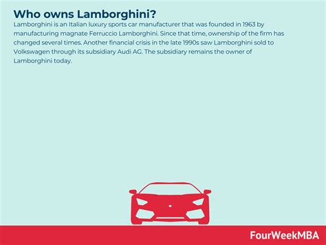 Who owns Lamborghini? - FourWeekMBA