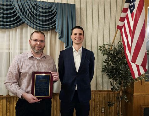 Cory with award – OCWA