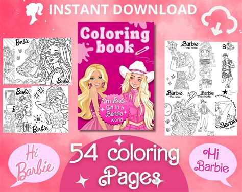 Printable Barbie Coloring Pages