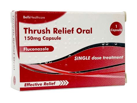 Bell's Healthcare Thrush Relief Oral 150mg Capsule (Fluconazole)