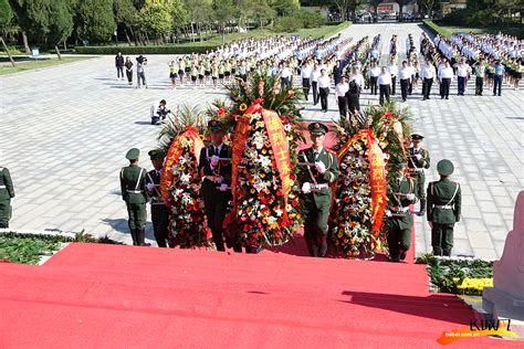 沧州市举行向烈士纪念碑敬献花篮仪式-沧州频道-长城网