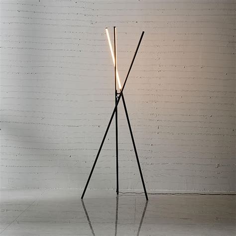 Kael: Black Rectangle Floor Lamp - Scandinavian Minimalism Meets Unique ...