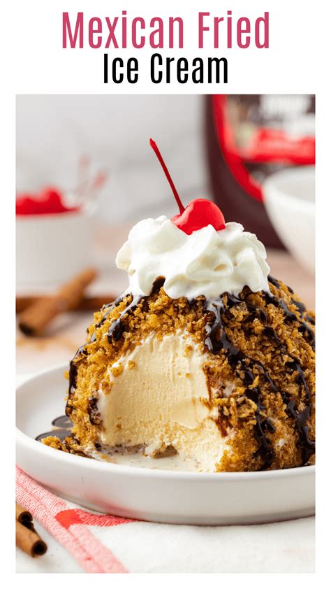 Easy Mexican Fried Ice Cream Recipe (No Frying!)
