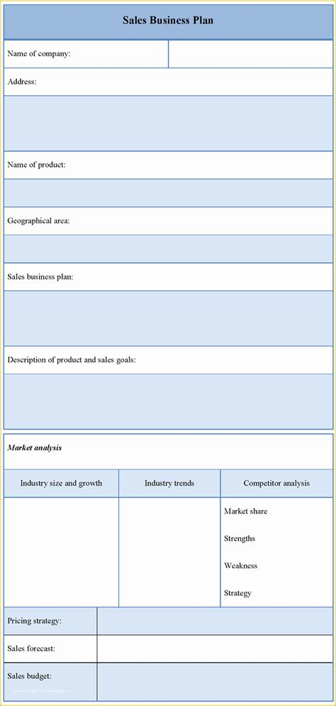 Free Fillable Business Plan Templates 的图像结果