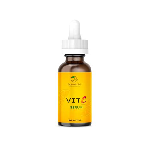 Glow with Ani Vitamin C Serum Made Of Almond, Aqua, Vitamin C, Orange ...