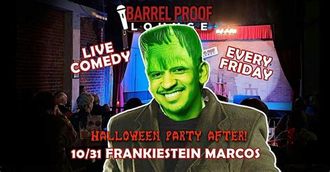Halloween Night Comedy - Frankie Marcos - Downtown Santa Rosa, Barrel ...
