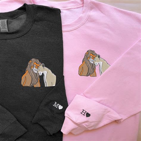 Simba & Nala Couple Long T-Shirts – DivviK