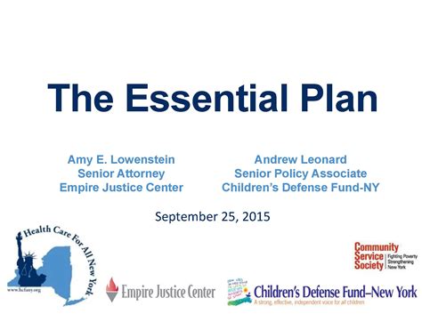 Health Care for All New York | Essential Plan Webinar for Advocates