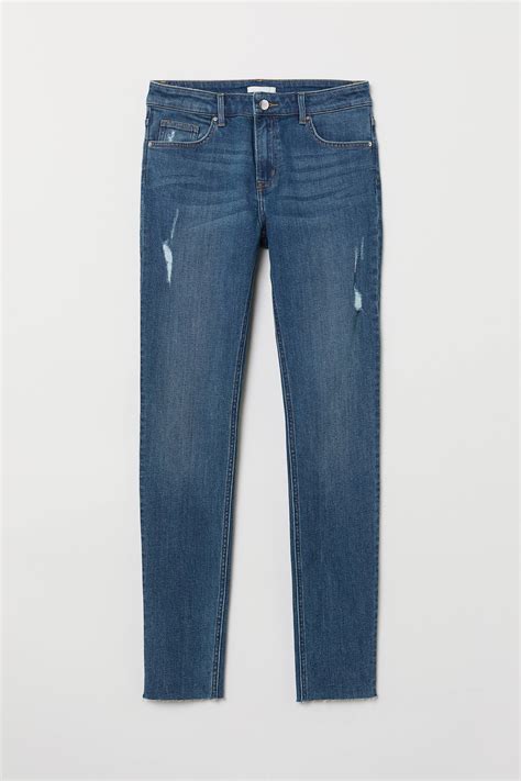 Skinny Regular Jeans - Dark blue - Ladies | H&M IN