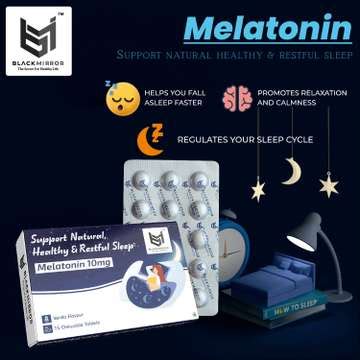 SLEEPDOZE Melatonin 10 mg Tablet, Natural Sleeping pills, Non Addictive ...