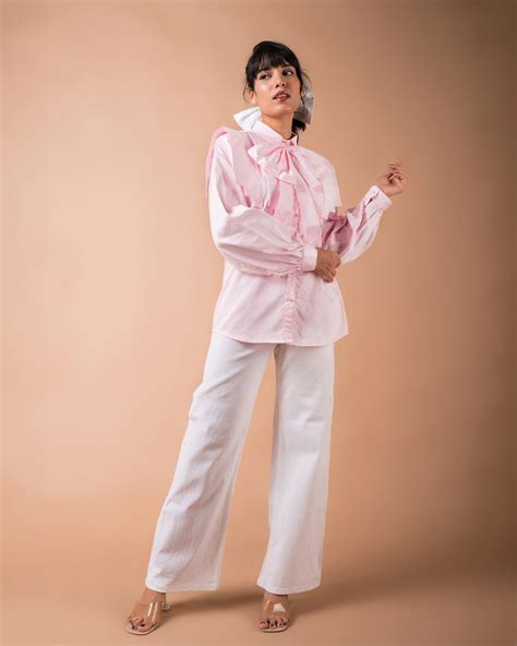 The Pink Bow Flap Shirt – Beyond Stitches