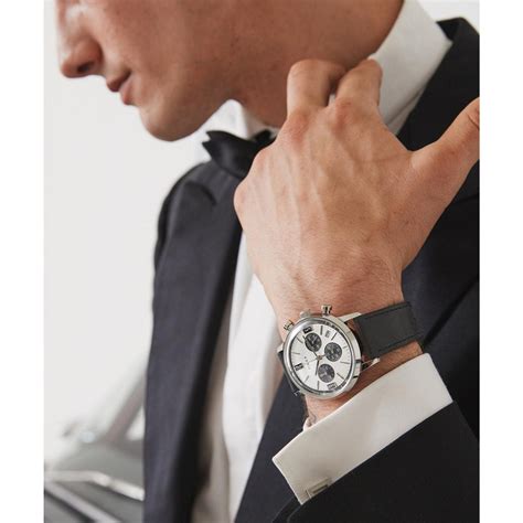 TIMEX MARLIN Silver-Tone Round Dial Analog Men's Watch - TWEG26703