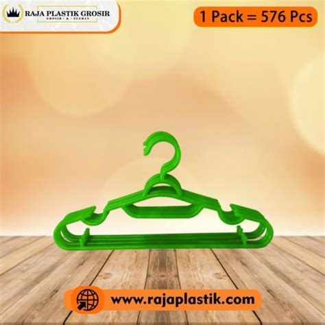 HANGER BAJU PLASTIK BESAR FLORENT, JUAL HARGA GROSIR MURAH