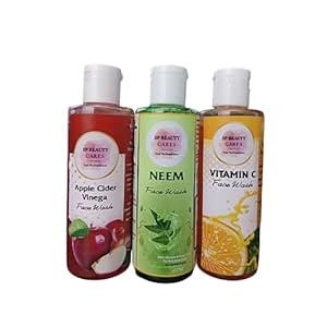 SP BEAUTY CARES Vitamin C Face Wash, Apple Face Wash and Neem Face Wash ...