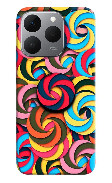 Buy Spiral Pattern Realme 15T 5G Pop Case at just Rs.169 – Casekaro