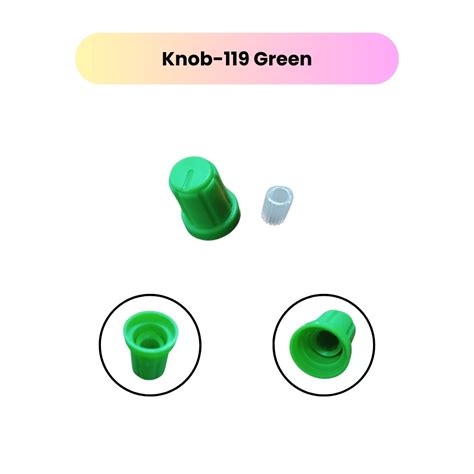 Buy Multi-Color Knob-119 for Audio and Electronic Devices