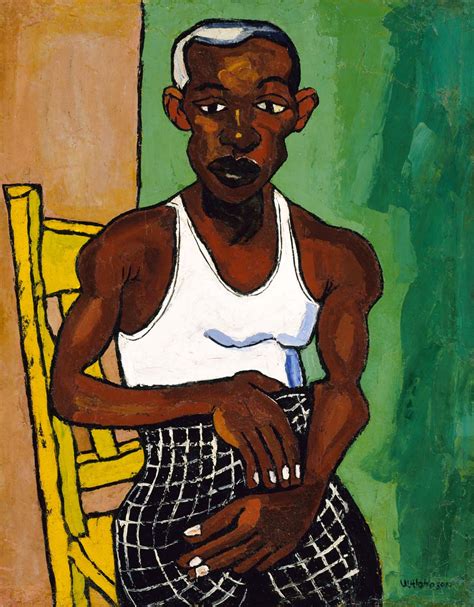 Athlete, 1940 - William H. Johnson - WikiArt.org