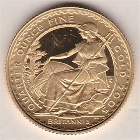 2005 Gold Proof Quarter Ounce Britannia | Dorset Coin Company