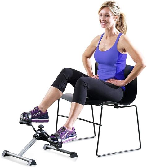 BLEQYS® Mini Pedal Exerciser Cycle Bike for Home Gym LCD Counter ...