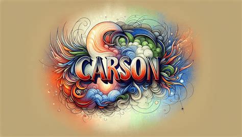 Carson spiritual meaning of the name