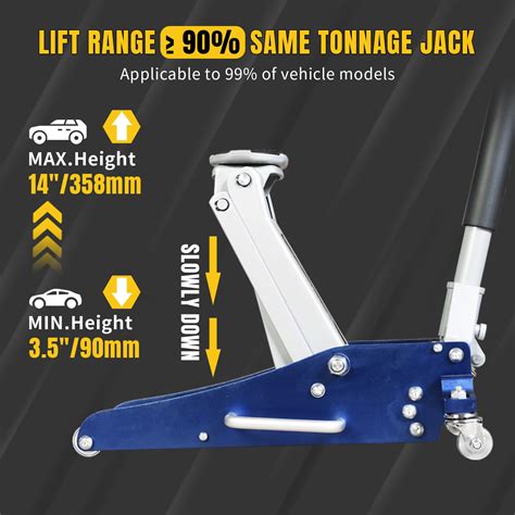 Snapklik.com : YELLOW JACKET Floor Jack 1.5 Ton Hydraulic Low Profile ...
