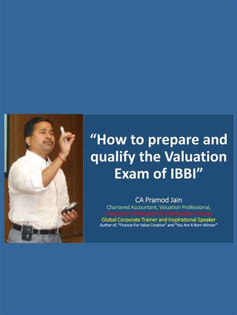 How to prepare and qualify the Valuation Exam of IBBI - Download E-Book ...
