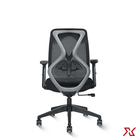 ZEN Medium Back LX (Black Chair) – Exclusiff Seating Sytems