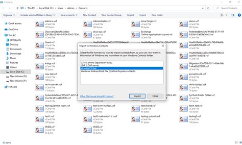 Image result for Import VCF Files into Windows Contacts