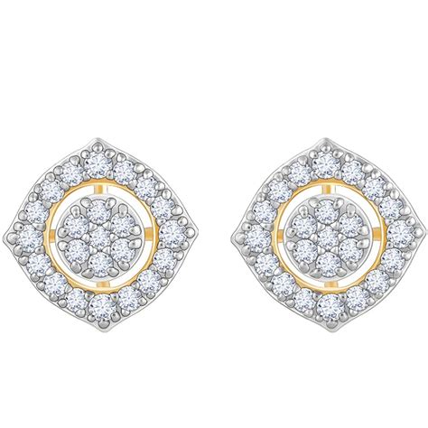 GIVA 14K Yellow Gold Blossom Blend Diamond Earrings | Gifts for Women ...
