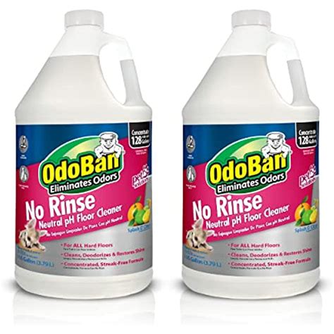 OdoBan No Rinse Neutral pH Floor Cleaner Concentrate, 2 Gal - Walmart.com