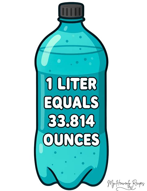 How Many Ounces in a Liter? - My Heavenly Recipes
