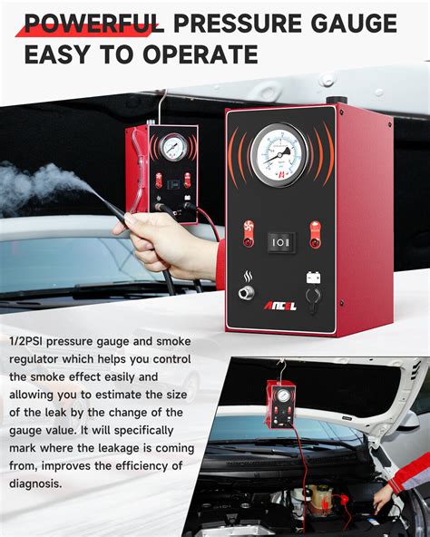 Automotive EVAP Smoke Detector Pipe Leak Vacuum Smoke Machine Diagnostic Tester | eBay