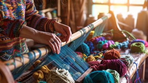 Traditional Weaving Process Image 的图像结果