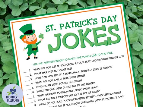 St. Patrick's Day Game | St. Patrick's Day Jokes | St. Patrick's Day ...