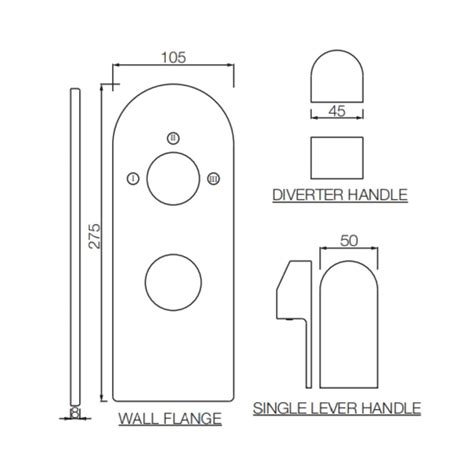Jaquar 3 Way Diverter Lyric LYR-CHR-38783NK Normal Flow - Chrome Finish ...