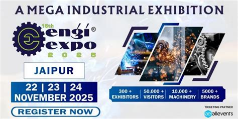 16th Engiexpo Industrial Exhibition In Jaipur Tickets, Jaipur ...