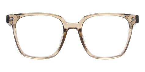 Latrobe Square Champagne Eyeglasses | Glassesshop