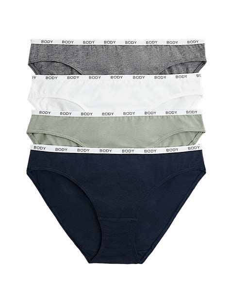 Buy 4pk Cotton Rich Bikini Knickers at Marks & Spencer