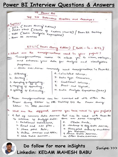 Microsoft Power Bi Interview Questions 的图像结果