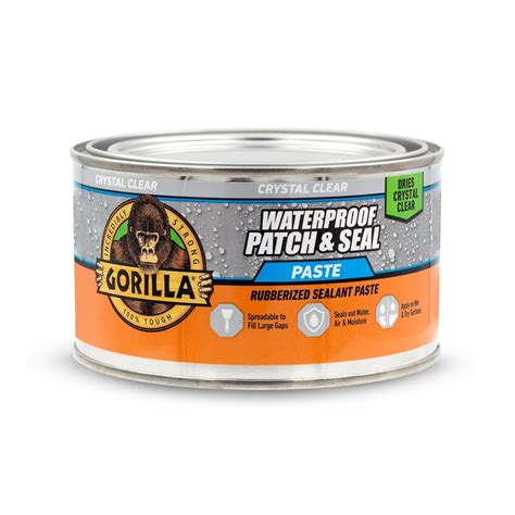 Gorilla Waterproof Patch & Seal Rubberized Sealant Paste, 12.8 Ounce ...