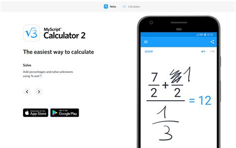 Image result for My Script MathPad per Android