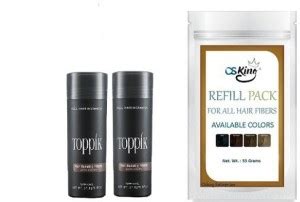 toppik Hair Building Fibers, Hair Volumizer Fiber, Dark Brown Color ...