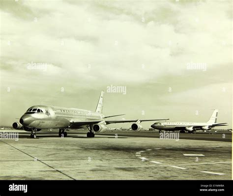 The Convair 990 Coronado, a quadjet airliner, was operated by American ...