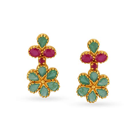 Queenly Emerald and Ruby Necklace Set