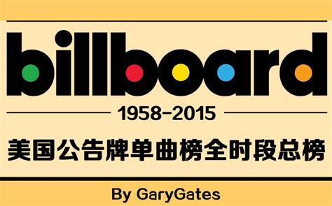【Billboard】美国公告牌单曲榜历史总榜TOP100（1958-2015）_哔哩哔哩_bilibili