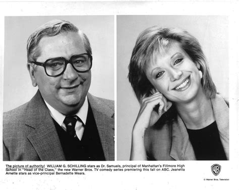 Head of the Class William G Schilling Jeanetta Arnette Original 8x10 ...