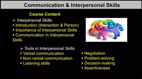 Importance Of Interpersonal Skills Ppt