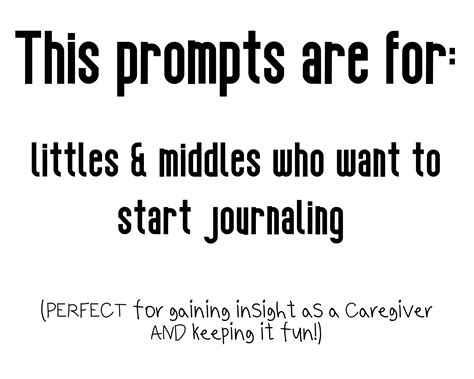 Ddlg Writing Prompts for Little Space Journal Ideas, BDSM Tasks & Rules ...