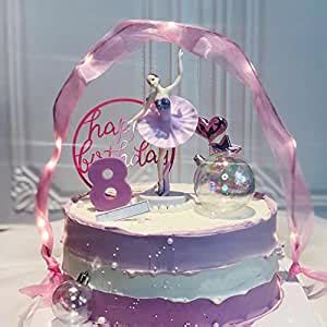 Drunkers 3Pcs Ballerina Cake Topper Cake Picks Dance Movements Toys ...